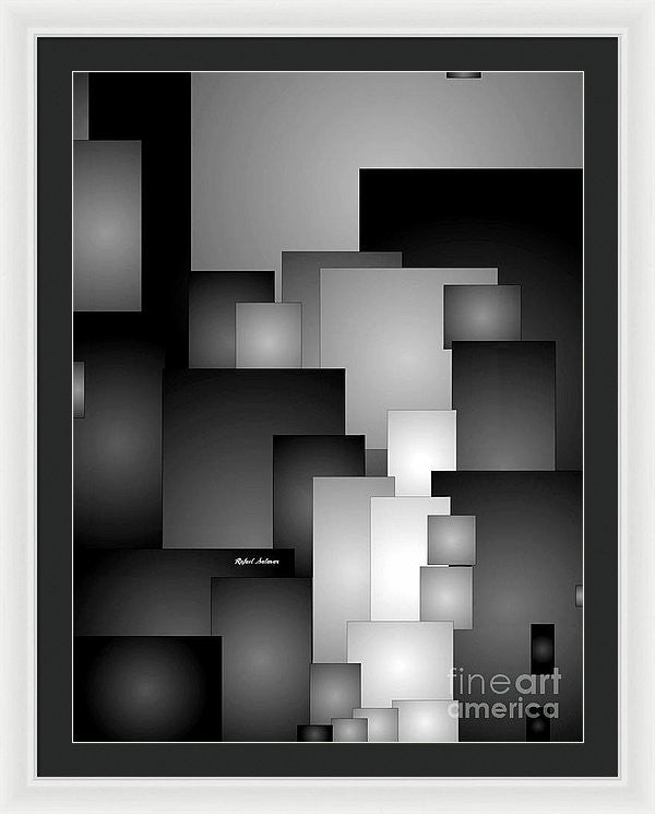 Framed Print - Shades Of Black