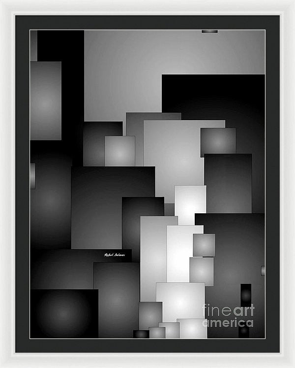 Framed Print - Shades Of Black