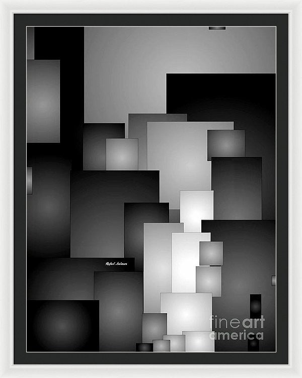 Framed Print - Shades Of Black