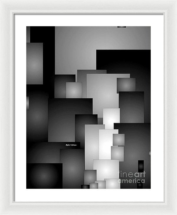 Framed Print - Shades Of Black