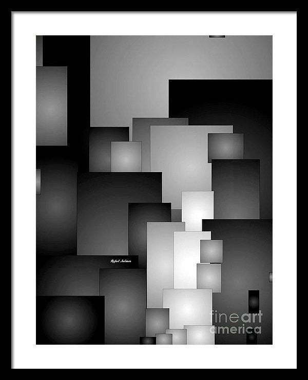 Framed Print - Shades Of Black