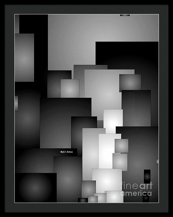 Framed Print - Shades Of Black