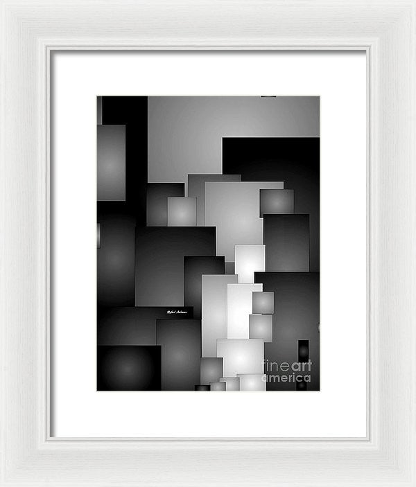 Framed Print - Shades Of Black