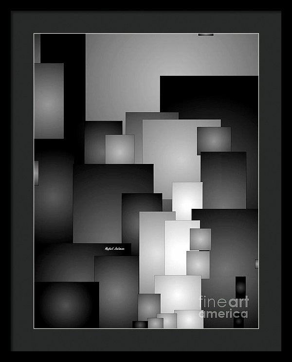 Framed Print - Shades Of Black