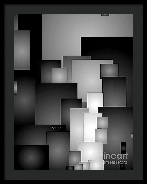 Framed Print - Shades Of Black