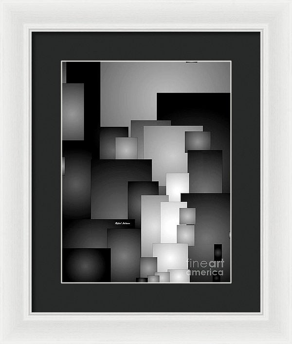 Framed Print - Shades Of Black