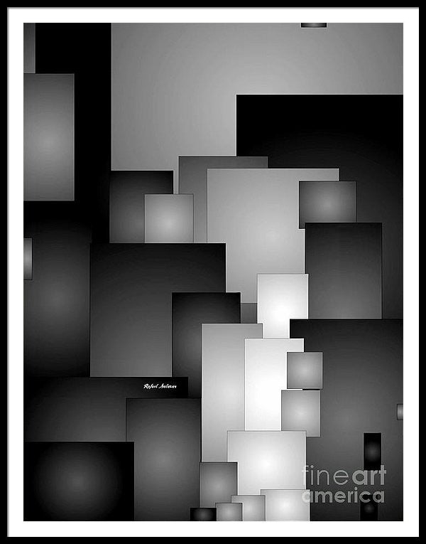 Framed Print - Shades Of Black