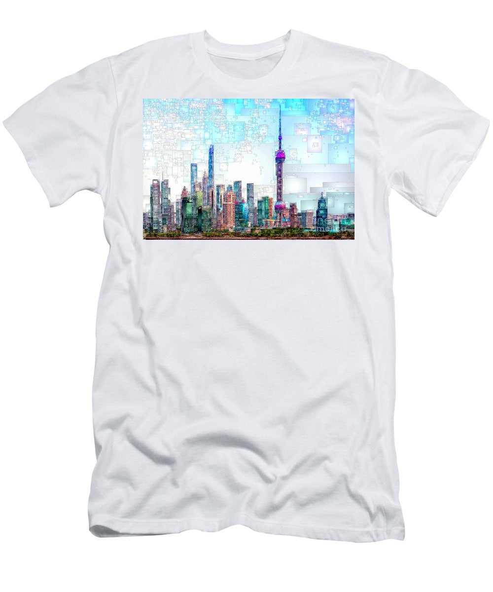 T-shirt pour homme (coupe ajustée) - Shanghai, Chine