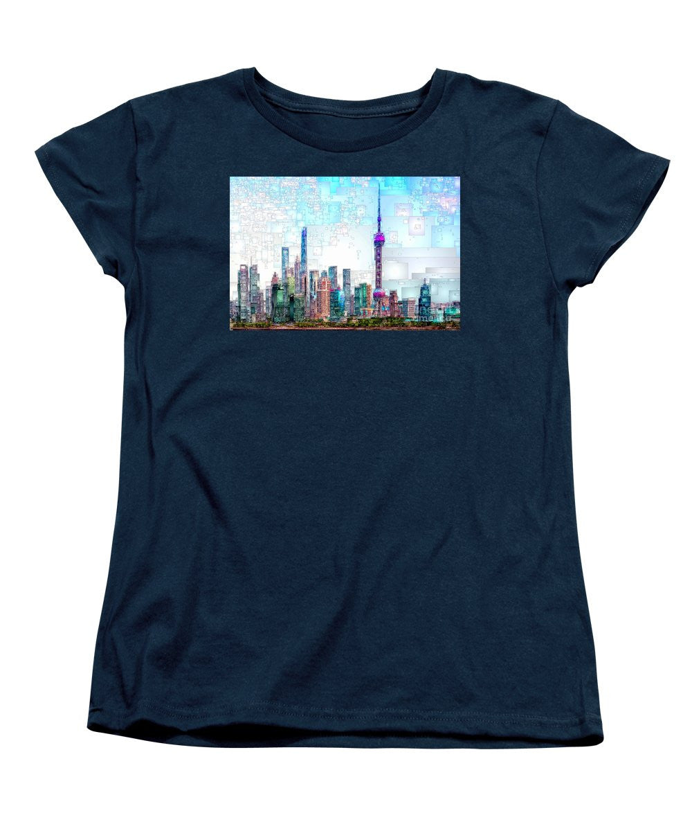 T-shirt pour femme (coupe standard) - Shanghai, Chine