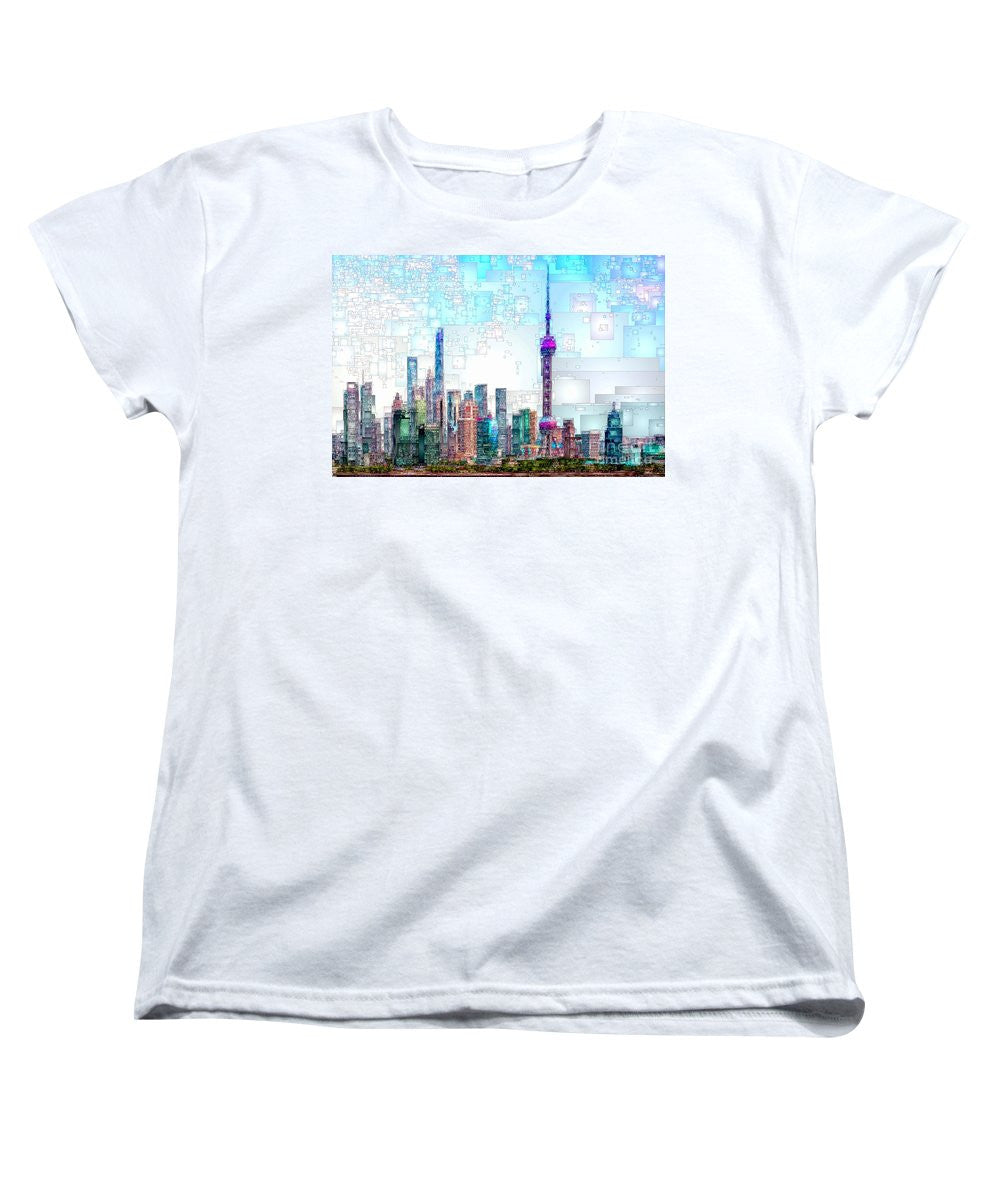 T-shirt pour femme (coupe standard) - Shanghai, Chine