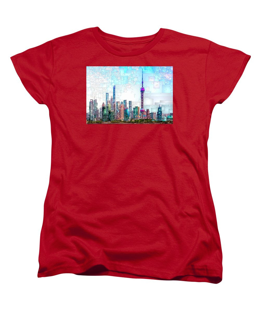 T-shirt pour femme (coupe standard) - Shanghai, Chine