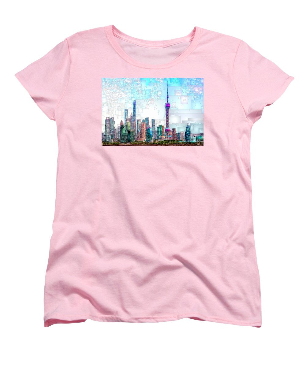 T-shirt pour femme (coupe standard) - Shanghai, Chine