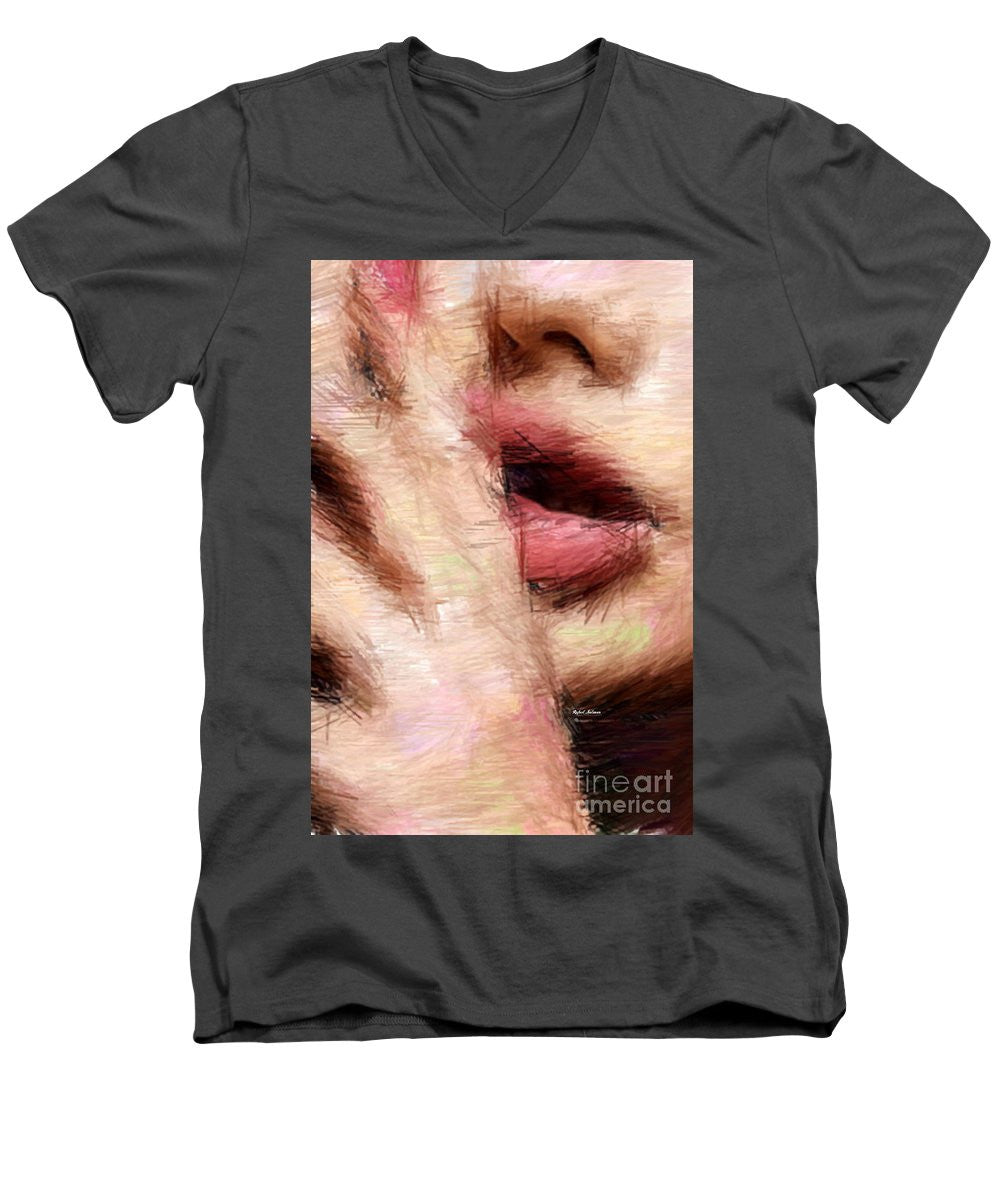 T-shirt col V pour homme - Chut