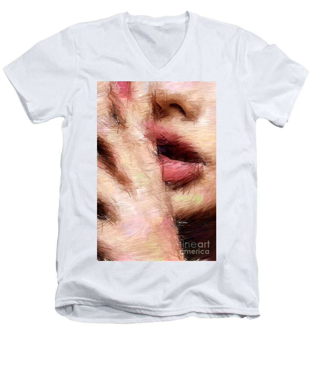 T-shirt col V pour homme - Chut