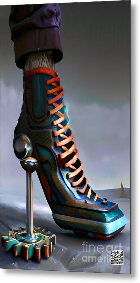 Shoes for the Sports Verse - Metal Print