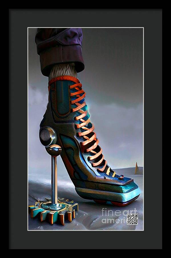 Shoes for the Sports Verse - Framed Print