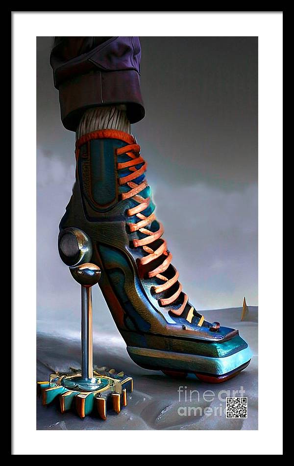 Shoes for the Sports Verse - Framed Print