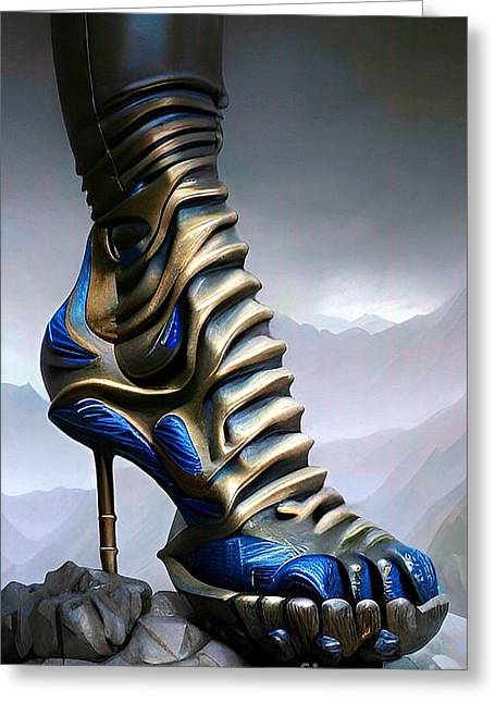 Shoes made for a Rock Star - Greeting Card