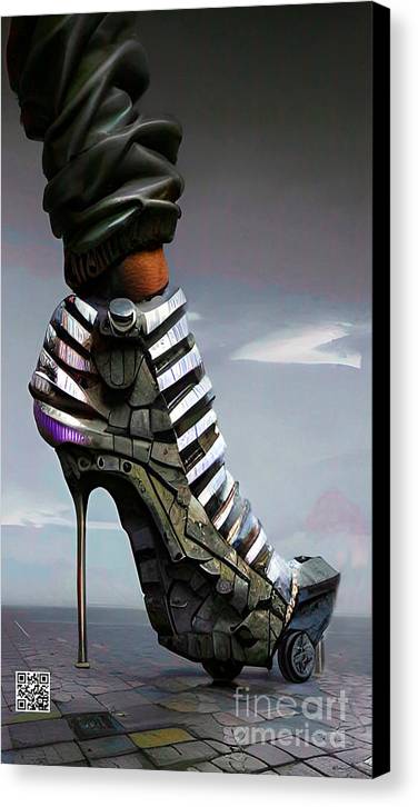 Shoes made for walking in 2030 - Canvas Print