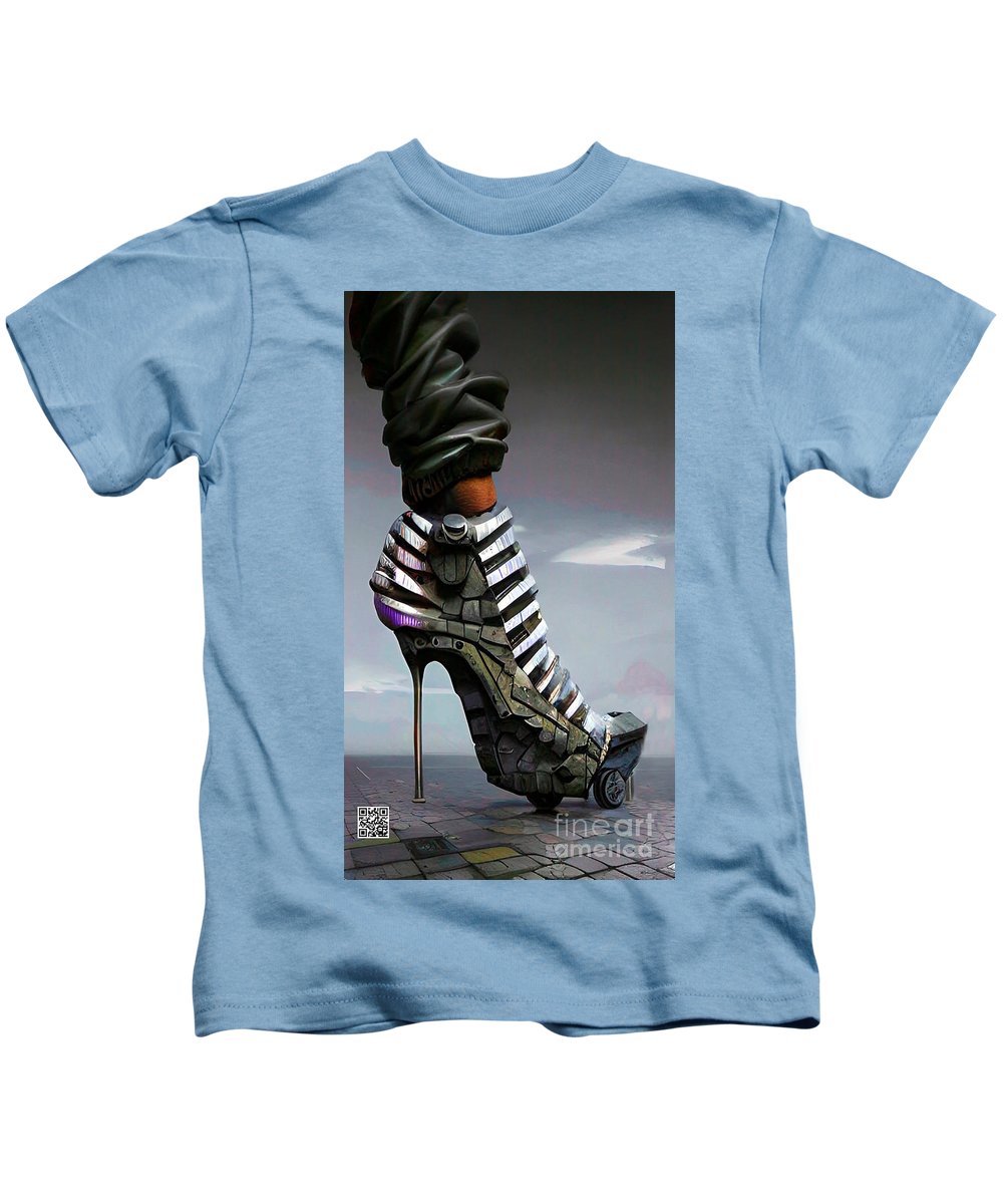 Shoes made for walking in 2030 - Kids T-Shirt