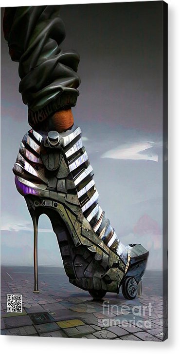 Shoes made for walking in 2030 - Acrylic Print