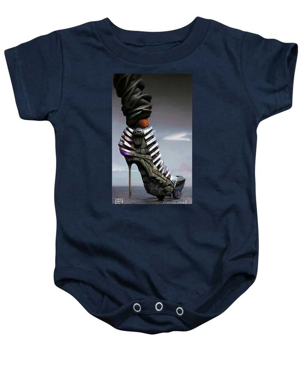 Shoes made for walking in 2030 - Baby Onesie