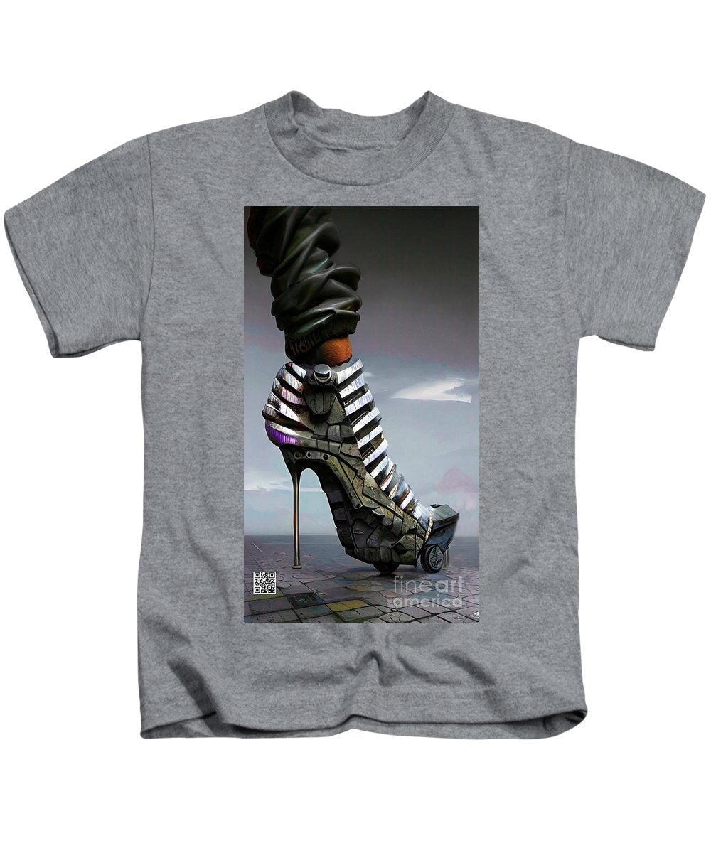 Shoes made for walking in 2030 - Kids T-Shirt