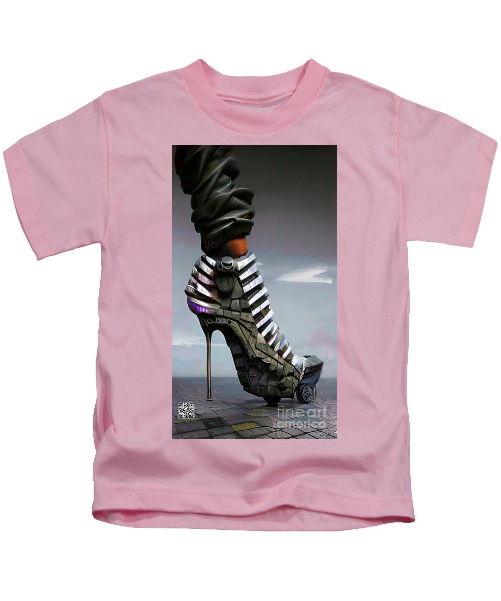 Shoes made for walking in 2030 - Kids T-Shirt