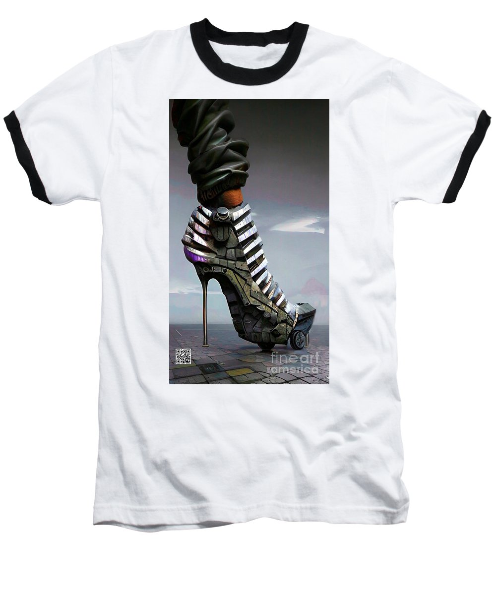 Shoes made for walking in 2030 - Baseball T-Shirt