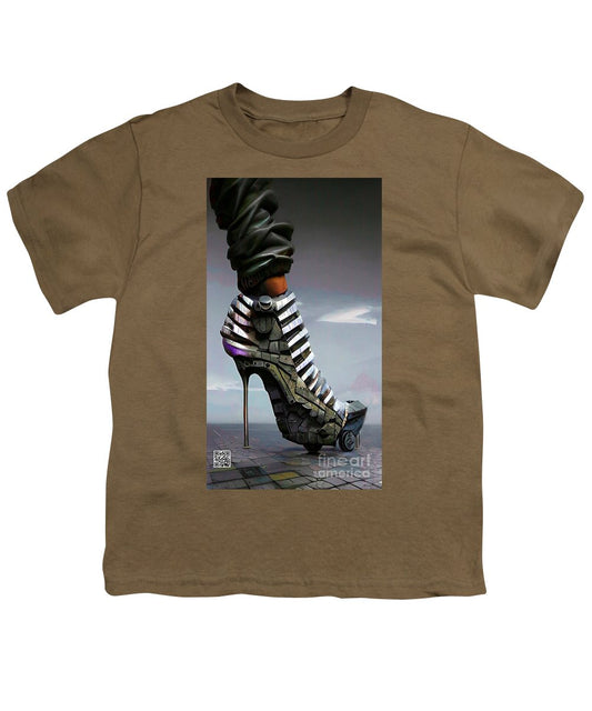 Shoes made for walking in 2030 - Youth T-Shirt