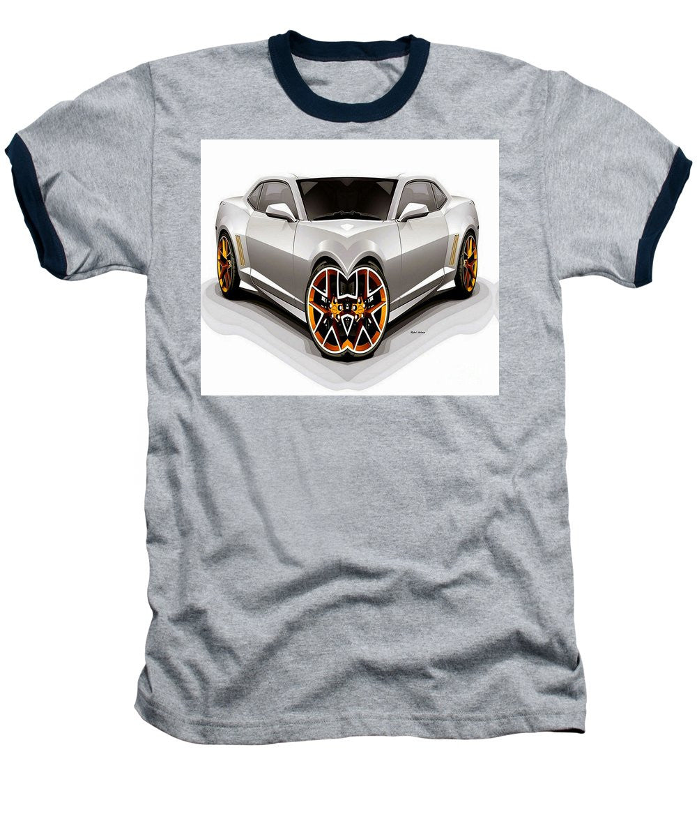 Baseball T-Shirt - Silver Car 008