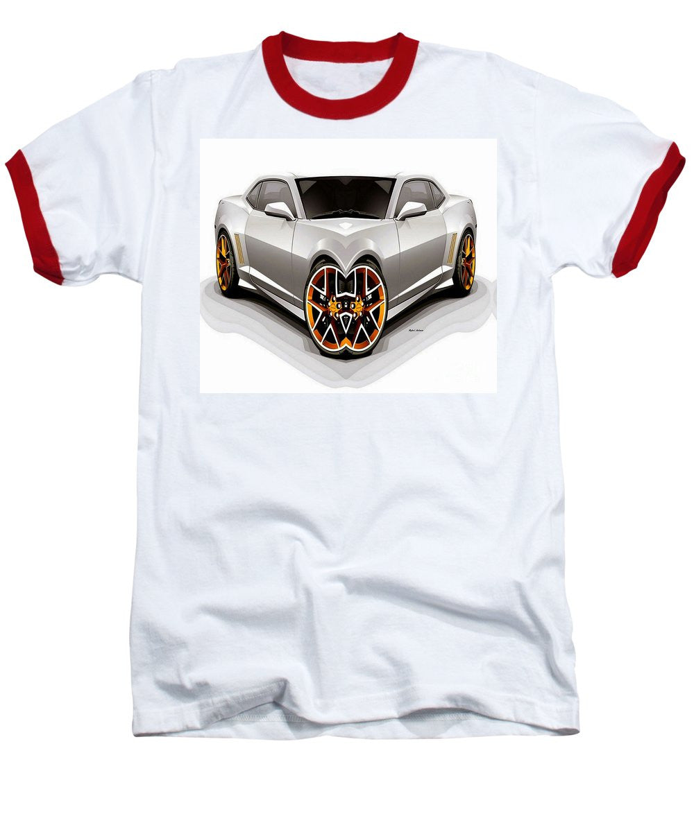 Baseball T-Shirt - Silver Car 008