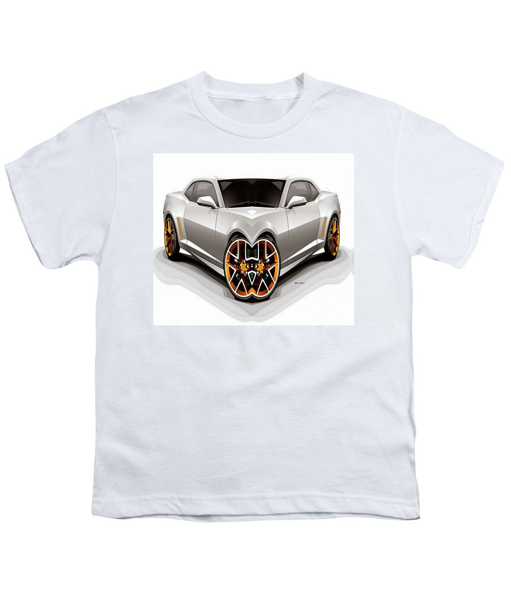 Youth T-Shirt - Silver Car 008
