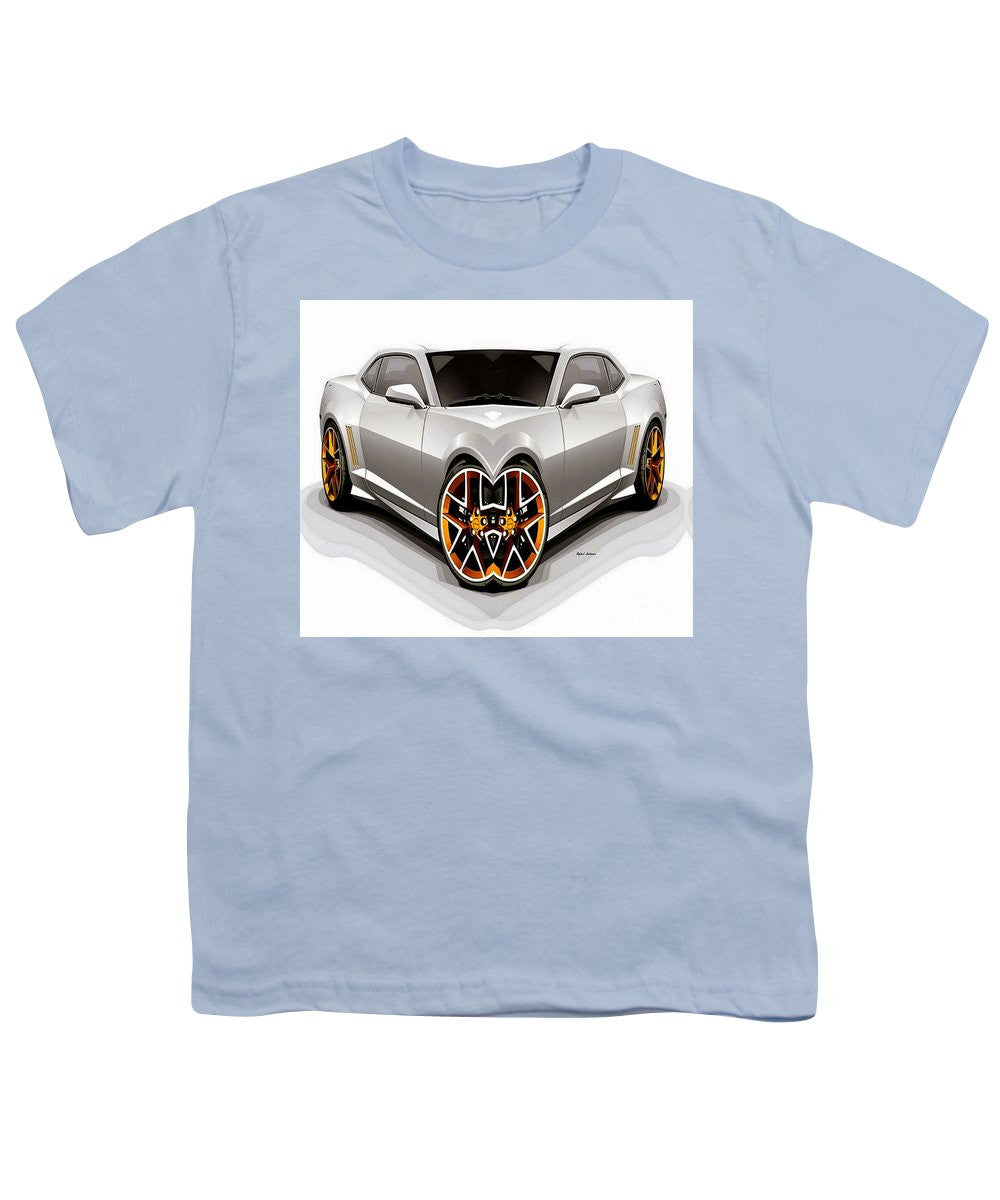 Youth T-Shirt - Silver Car 008