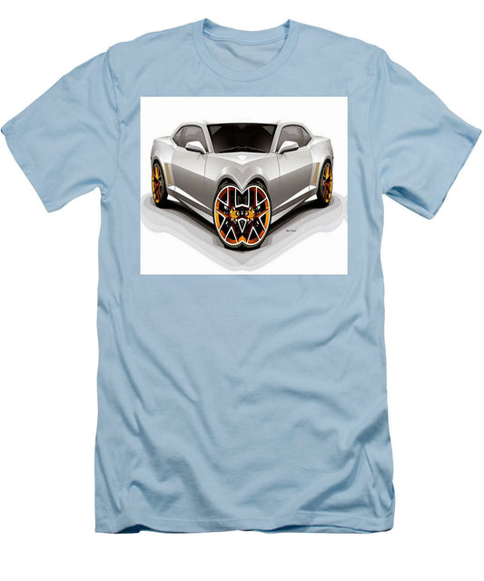 Men's T-Shirt (Slim Fit) - Silver Car 008