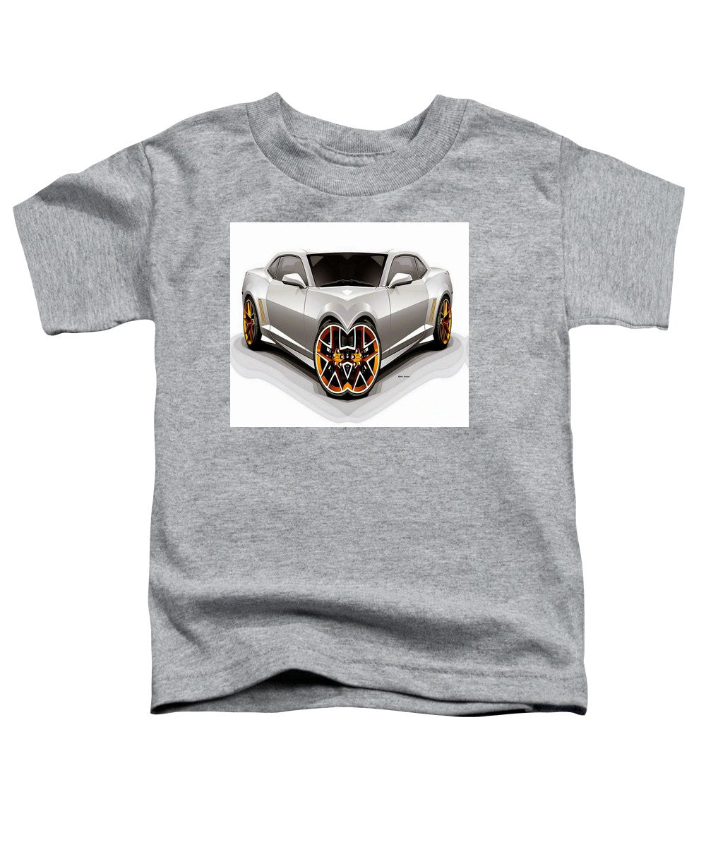 Toddler T-Shirt - Silver Car 008