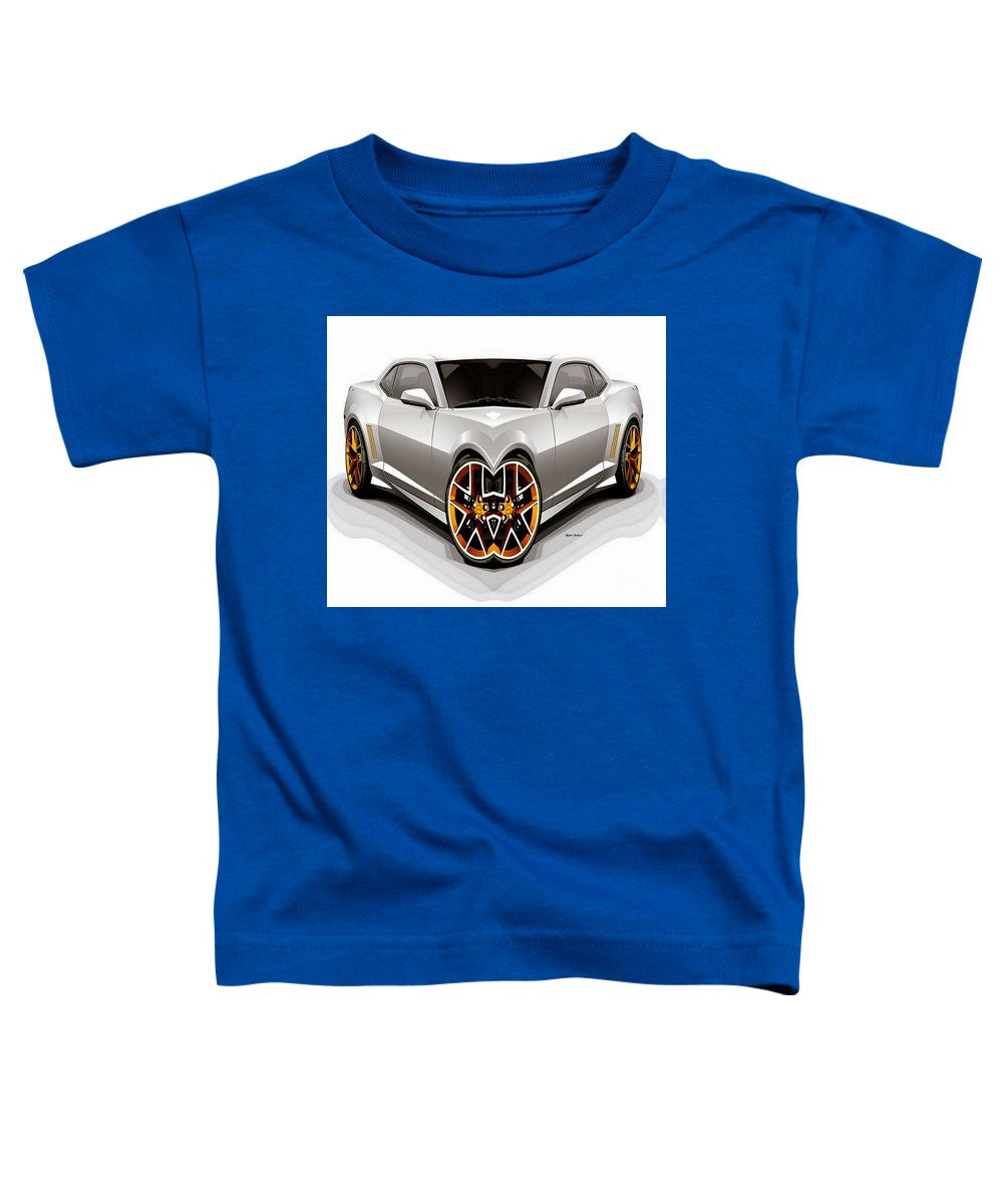 Toddler T-Shirt - Silver Car 008