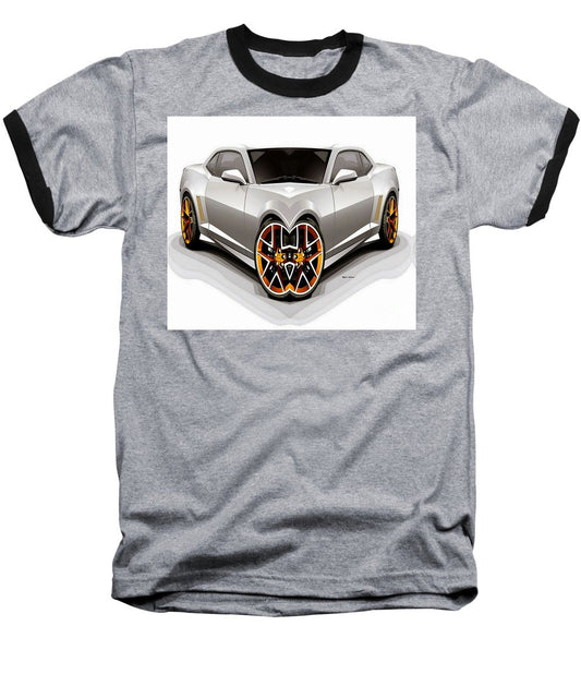 Baseball T-Shirt - Silver Car 008