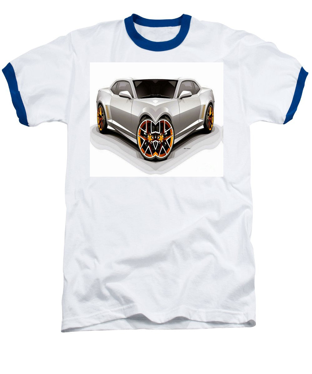 Baseball T-Shirt - Silver Car 008