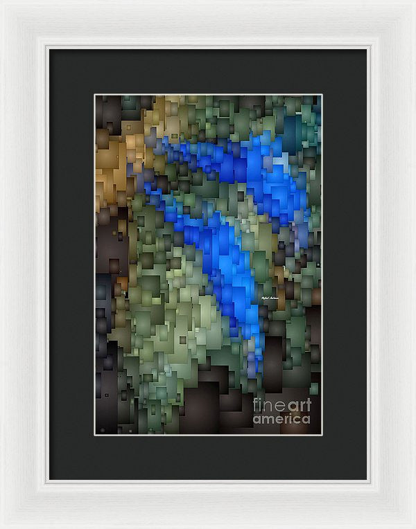 Framed Print - Something Blue...