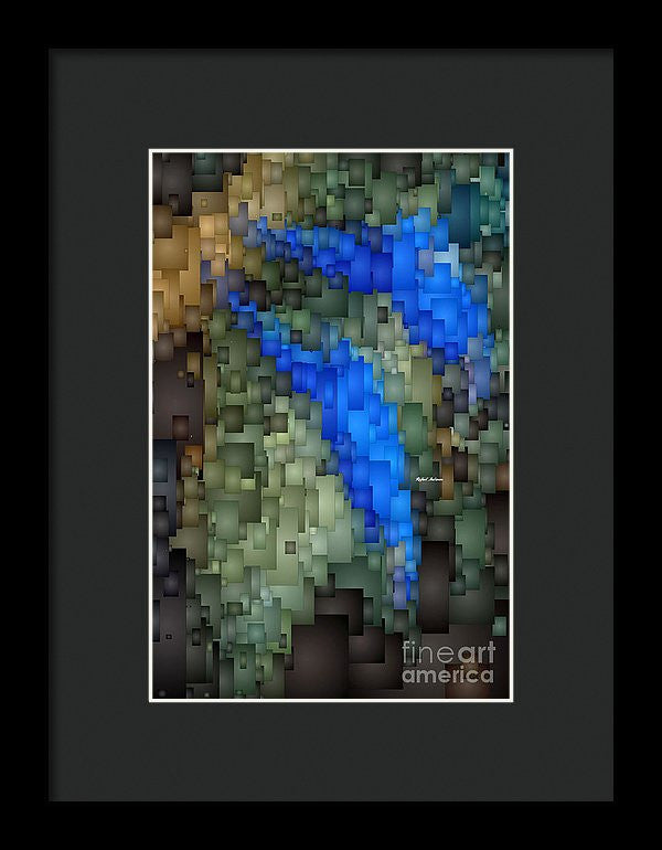 Framed Print - Something Blue...