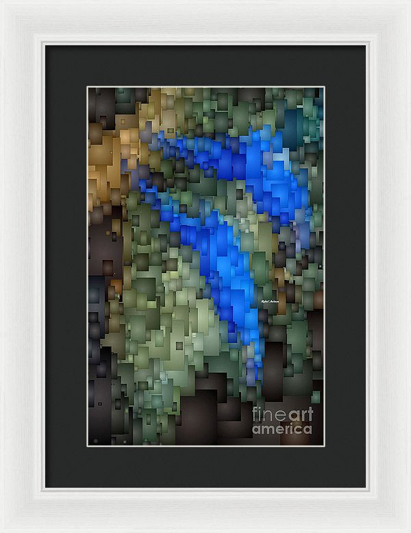 Framed Print - Something Blue...