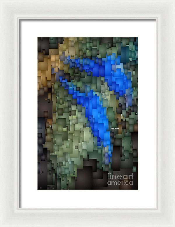 Framed Print - Something Blue...