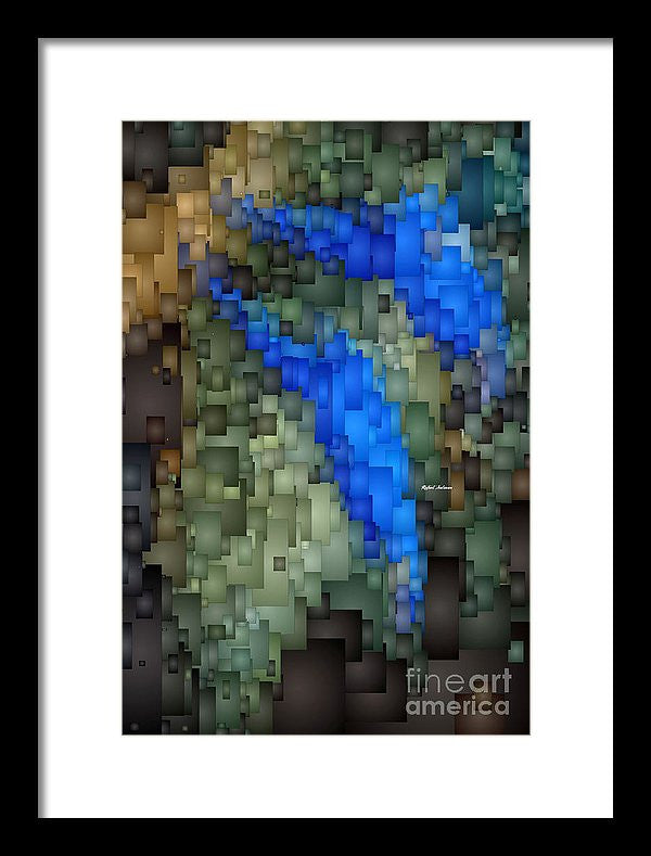 Framed Print - Something Blue...