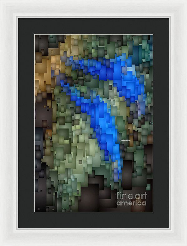 Framed Print - Something Blue...