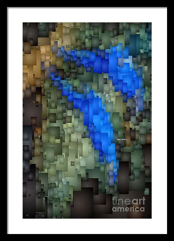 Framed Print - Something Blue...