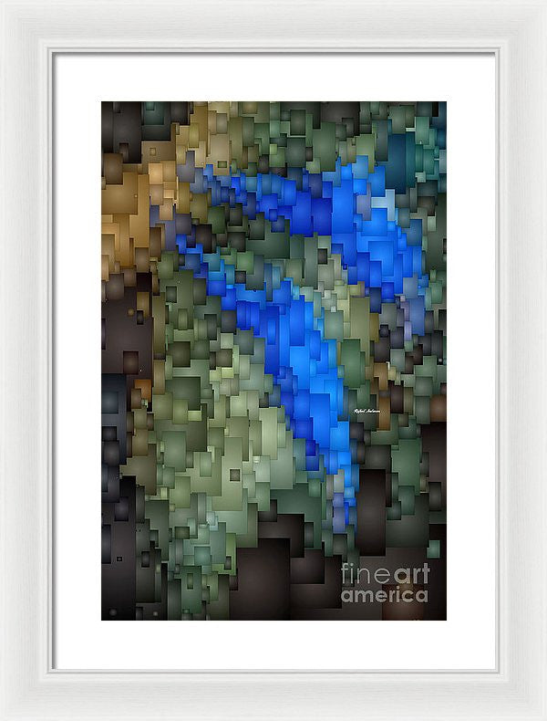 Framed Print - Something Blue...