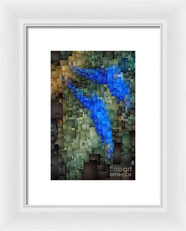 Framed Print - Something Blue...