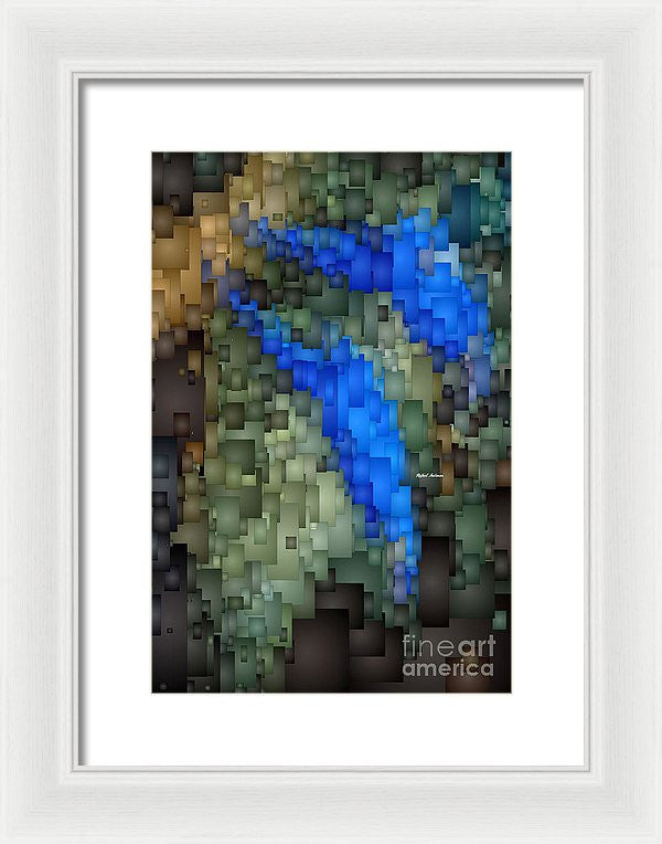 Framed Print - Something Blue...