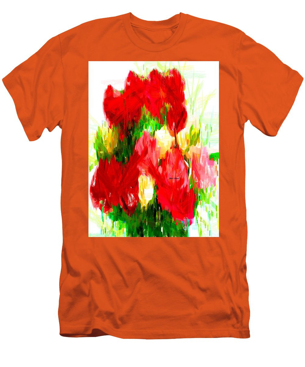 T-shirt pour homme (coupe ajustée) - Bouquet de printemps